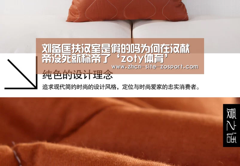 刘备匡扶汉室是假的吗为何在汉献帝没死就称帝了‘zoty体育’(图2) zoty体育